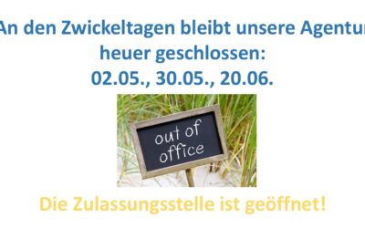 Zwickeltage geschlossen 2025